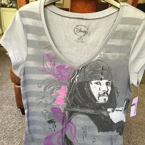 DISNEY Pirates Of the Caribbean Jack Top T-Shirt